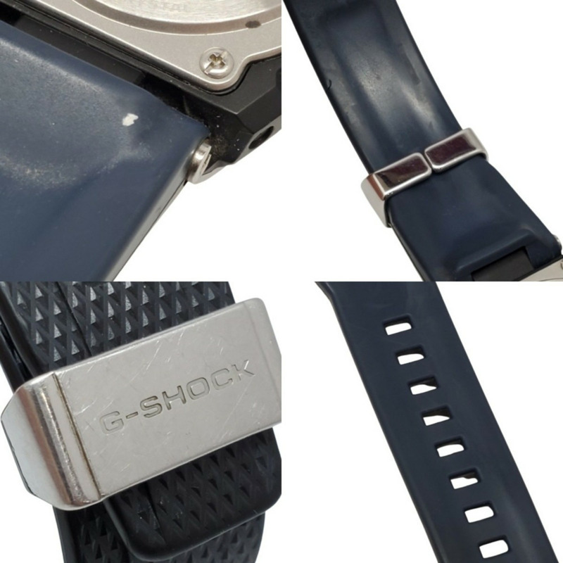 G-SHOCK CASIO GST-B100XA-1A G-STEEL 手錶,配備碳纖維錶圈、堅固太陽能、藍牙、行動連接、LED 燈、指針式、黑白,2017 年 11 月發售,貝塚店,ITWDJBT4AG-8