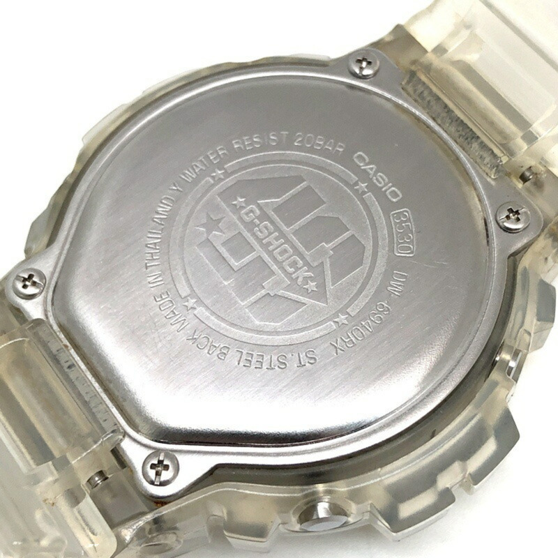 為紀念G-SHOCK誕生40週年,G-SHOCK CASIO DW-6940RX-7 40週年紀念透明混音鏤空腕錶將於2023年7月在三國丘店發售。 ITNDU05QWAWG-8