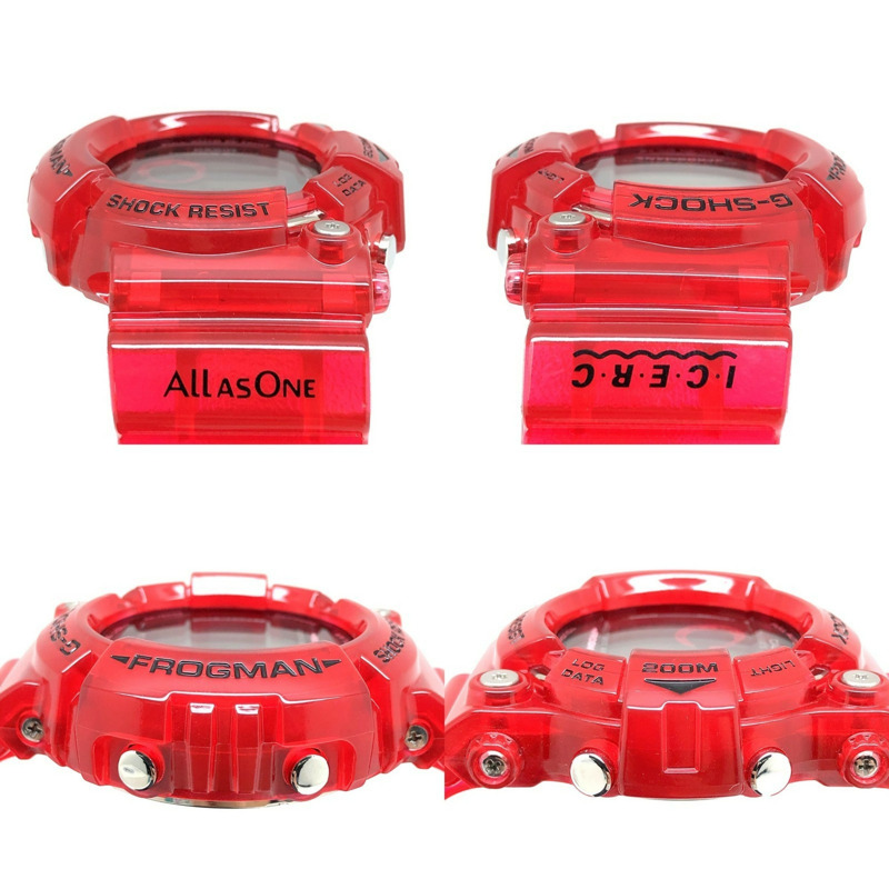 G-SHOCK CASIO FROGMAN 入るくどど2003手錶 GW-203K-4 糖果紅 鏤空 堅固耐用 太陽能 9代入るくどど型號 6月發售 三國丘店 ITL3FEU65GH2-4