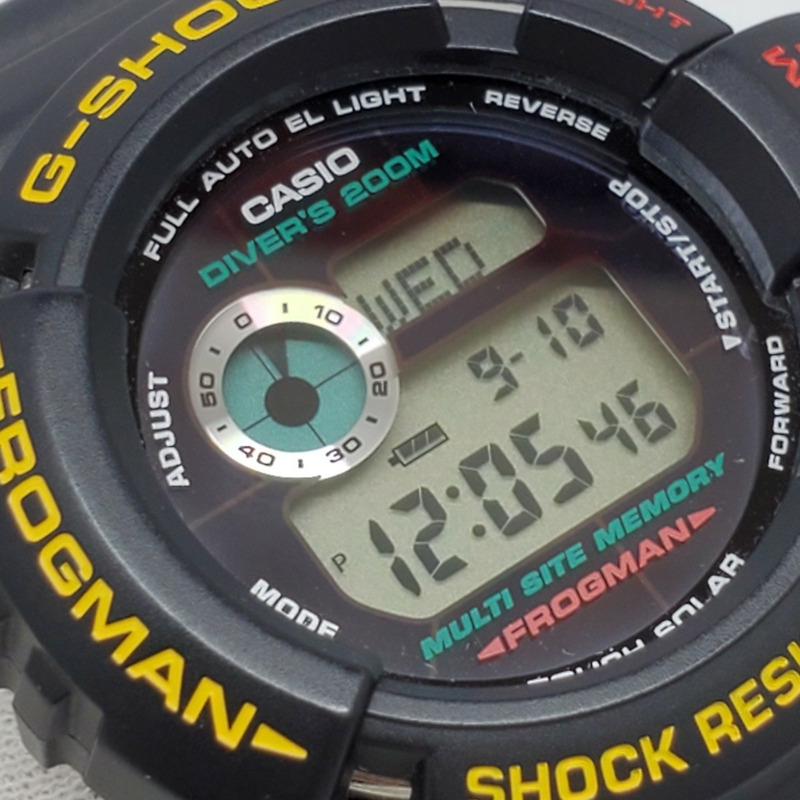 G-SHOCK CASIO DW-8201NT 7 週年紀念款 FROGMAN 型號,數位石英,防震,貝塚店,ITOSZ2Z1LNO8-4