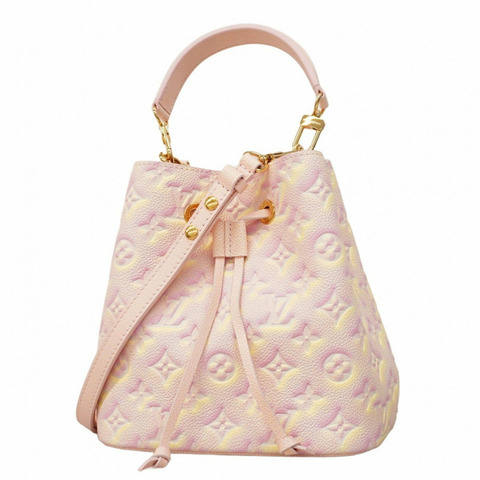 Louis Vuitton Monogram Empreinte Summer Stardust NeoNoe BB 手袋 M46174 淺粉色 女士兩用包