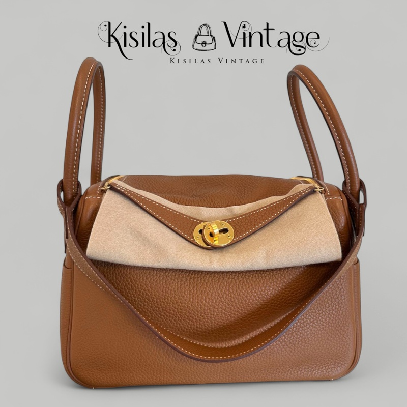 Hermes lindy 26 金棕金扣-0
