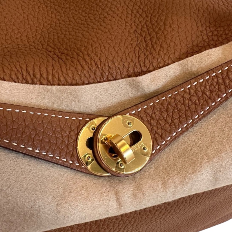 Hermes lindy 26 金棕金扣-1