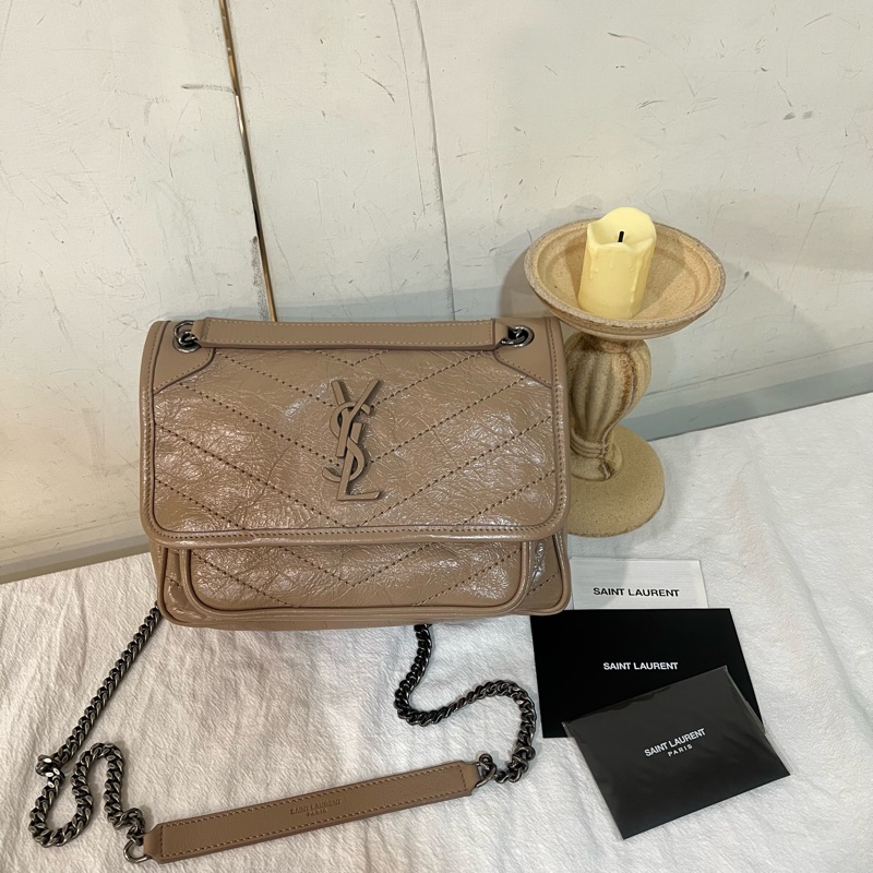 ෆ YSL Niki Baby 奶茶棕🧋🧸有D扣-3