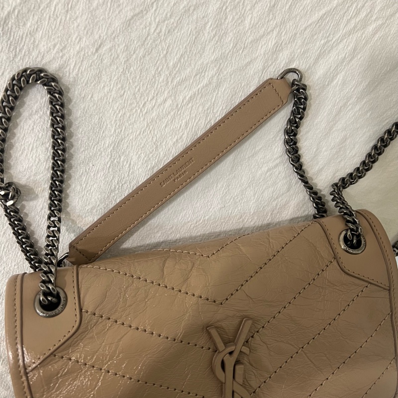 ෆ YSL Niki Baby 奶茶棕🧋🧸有D扣-15
