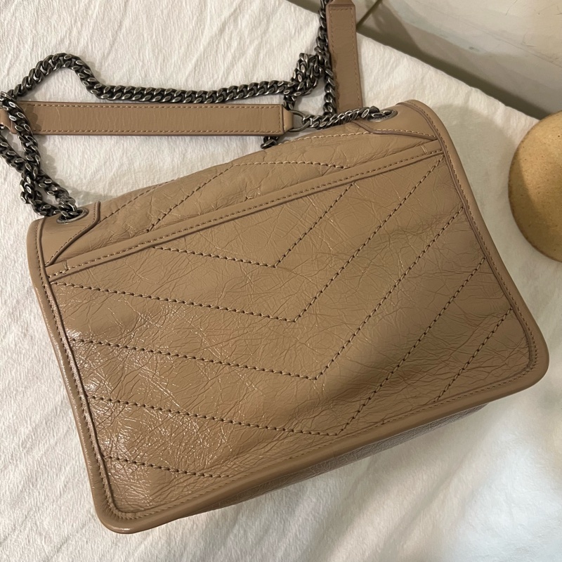 ෆ YSL Niki Baby 奶茶棕🧋🧸有D扣-16