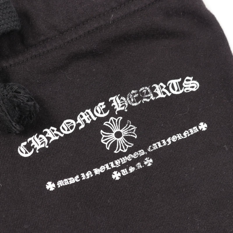CHROME HEARTS CH Plus F YOU 印花褲子 棉質 黑色 S 碼 二手男式-7