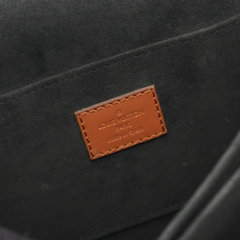 LOUIS VUITTON Dauphine MM 鏈條單肩包 M45958 Monogram Reverse 米色二手-3