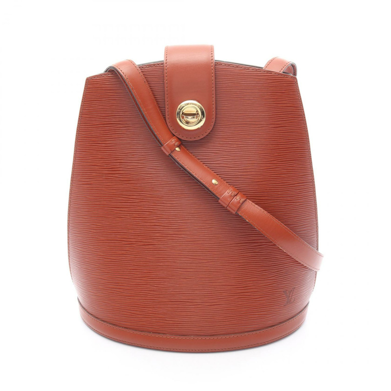 LOUIS VUITTON Cluny 單肩包 M52253 Epi 皮革肯尼亞棕色二手女士 LV-0