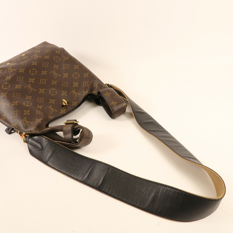 LOUIS VUITTON Monogram Hobo MM金扣手挽肩背兩用袋-4