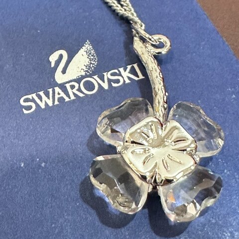Swarovski 施華洛世奇幸運草水晶項鍊