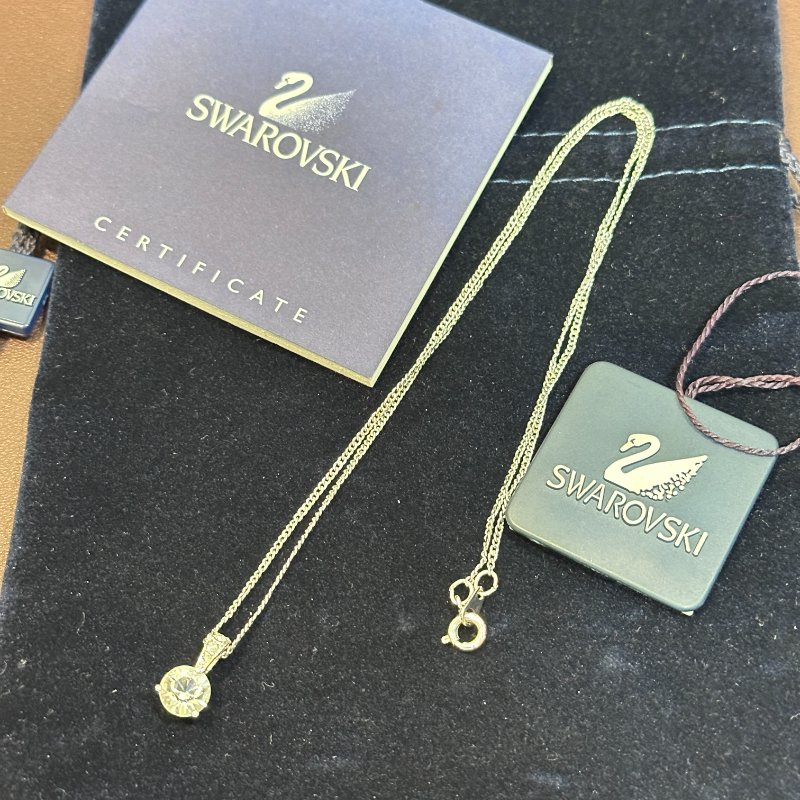 Swarovski 施華洛世奇經典水晶項鍊-0