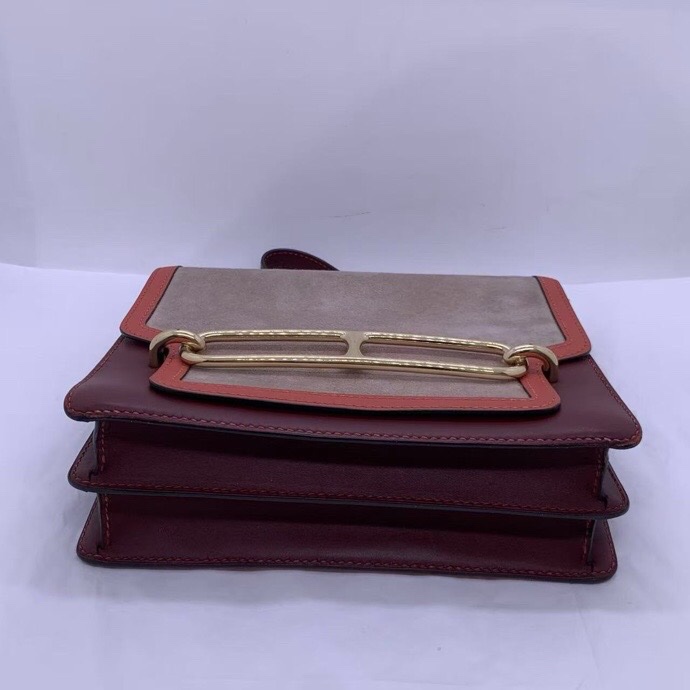 Hermes 愛馬仕 roulis 豬鼻子 23 拼色皮拼鹿皮 T 刻-5