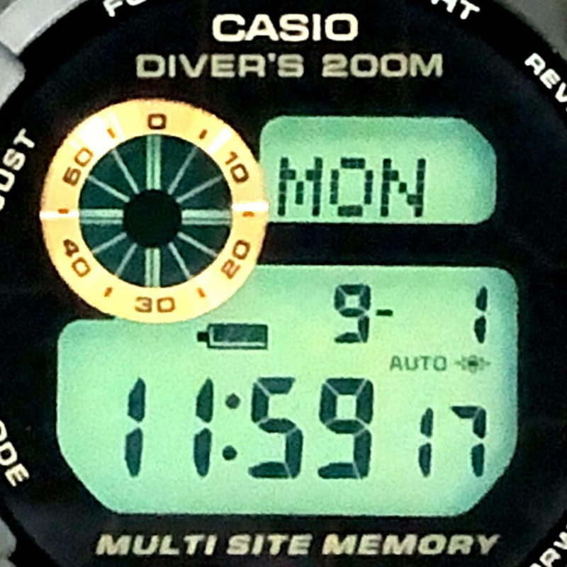 G-SHOCK CASIO GW-225A-1 25週年紀念FROGMAN Dawn Black限量版手錶,堅固耐用的太陽能和金色,2007年5月發售,三國丘店,ITSBE1I27B82-8