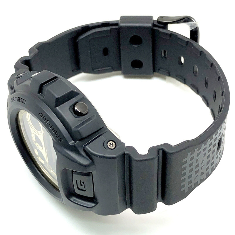 G-SHOCK CASIO DW-6900FS 腕錶,24K金,與 EXILE、JSB III 和 RAMPAGE 的第三款聯名款。黑金款。 2012年發售。三國丘店。 ITA6X9V4WAEQ-4
