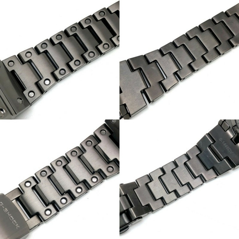 G-SHOCK CASIO GMW-B5000BPC-1 手錶,全金屬黑色,彩虹錶盤,無線電控制太陽能供電,藍牙,移動鏈接,LED 背光,旋入式後蓋,2023 年 10 月發售,三國丘店,ITCLX7RUAZR2-5