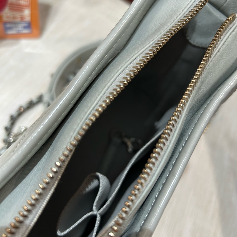 Chanel Gabrielle hobo small grey-4