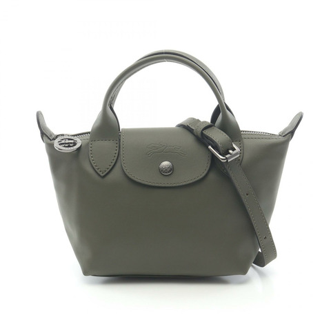 Longchamp Le Pliage Extra XS 肩背包 L1500987549 皮革 卡其色 全新
