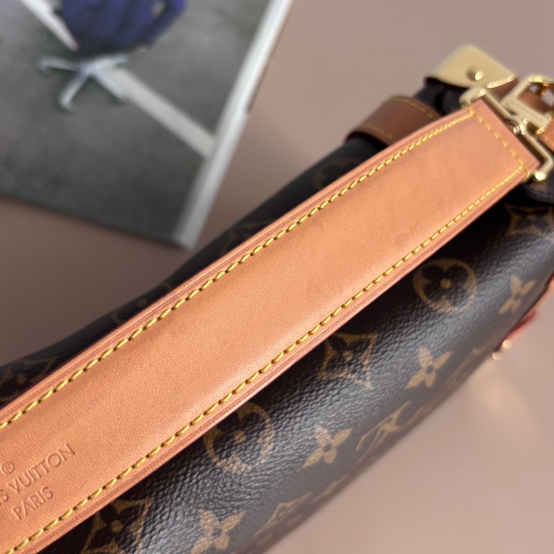 ::LOUIS VUITTON:: LV M46358 Side Trunk MM 咖啡色經典花紋斜背包 方箱包-26