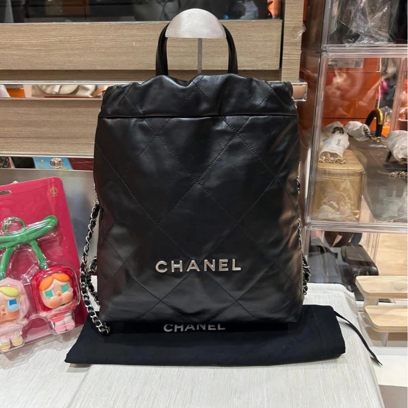 Chanel 22 backpack small calfskin-0