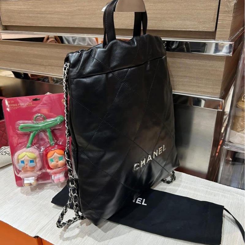 Chanel 22 backpack small calfskin-1
