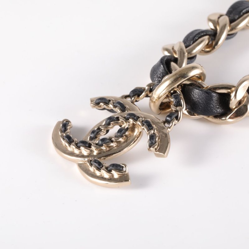 合金 22P 雙C吊墜 短頸鍊 chocker-1