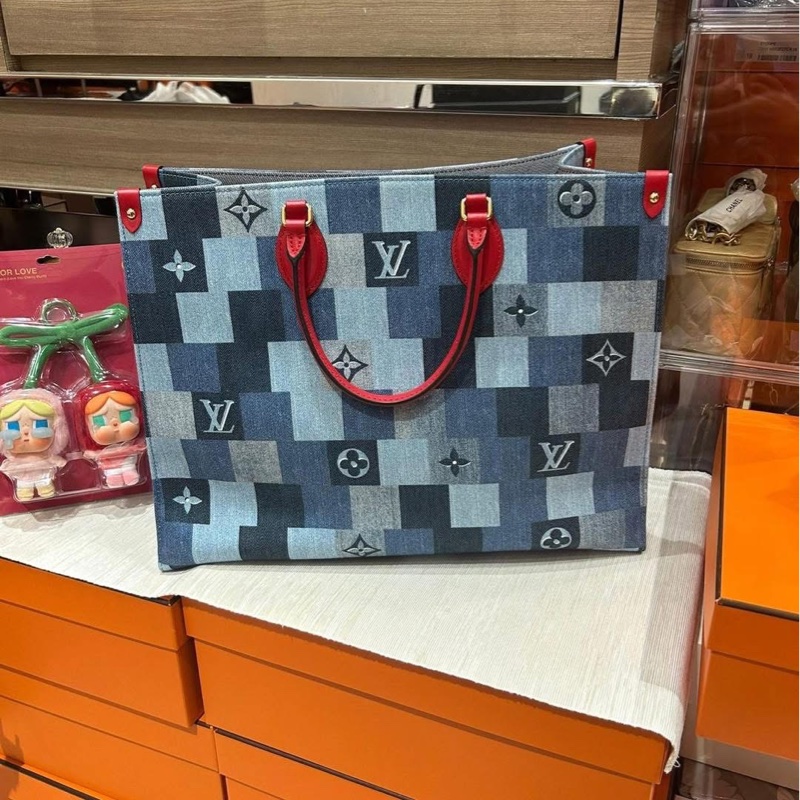 Lv on the go gm M44992 拼牛仔限量版-2