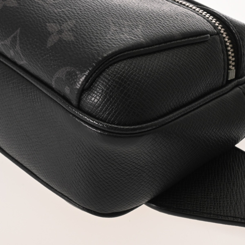 LOUIS VUITTON Taiga Rama 戶外腰包 黑色 M30245 男士皮革包身-6
