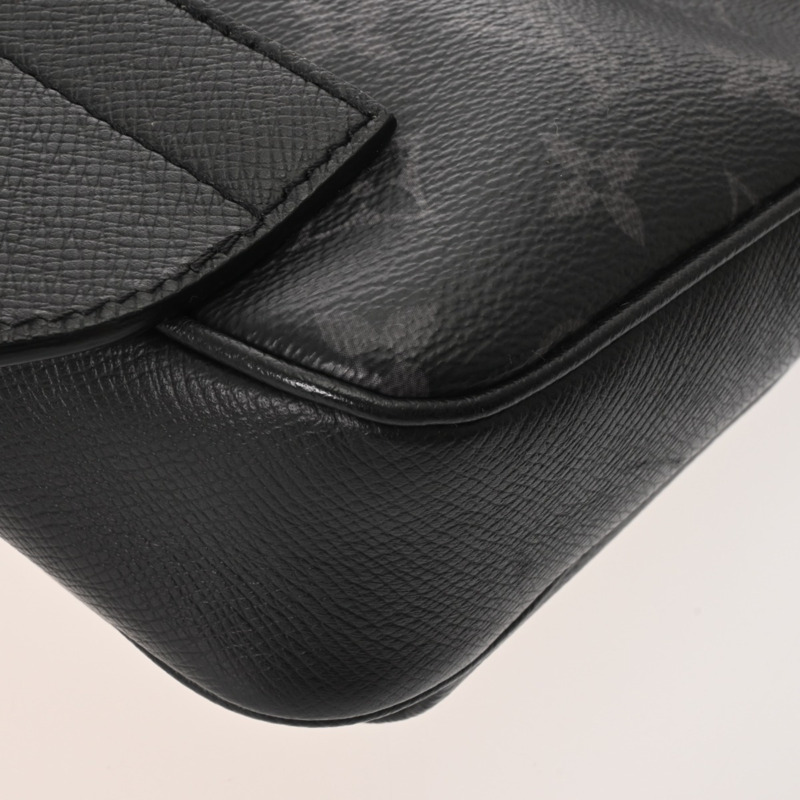 LOUIS VUITTON Taiga Rama 戶外腰包 黑色 M30245 男士皮革包身-7