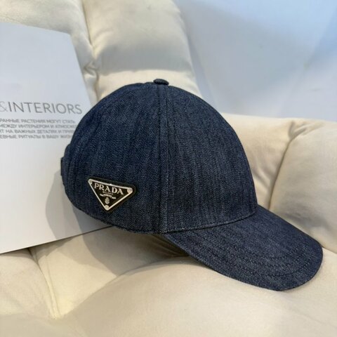 全新 PRADA 牛仔棒球帽