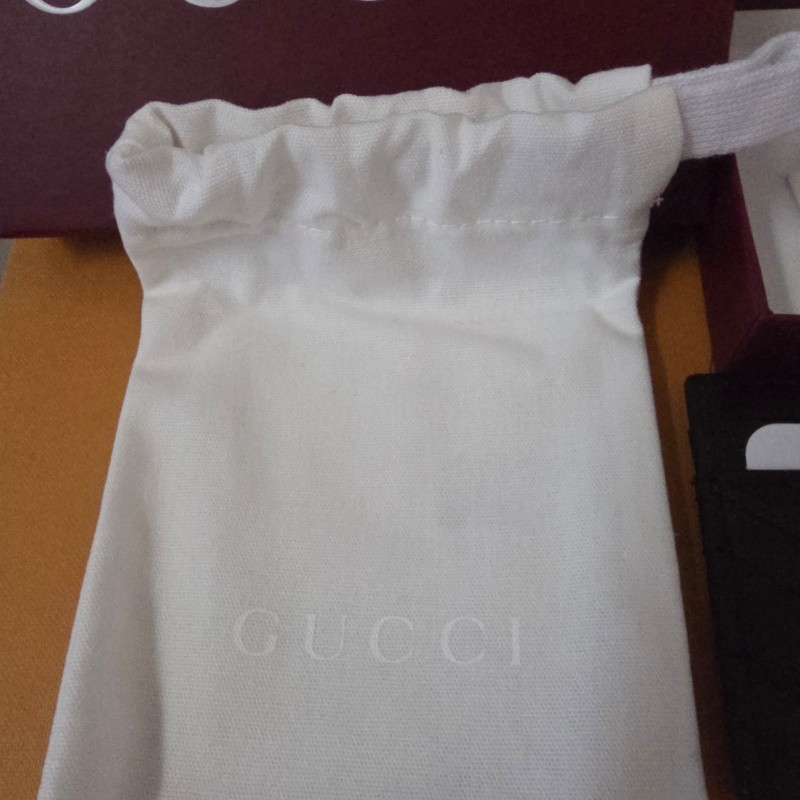 GUCCI 古馳經典GG Marmont LOGO牛皮萬用卡夾(黑)-5