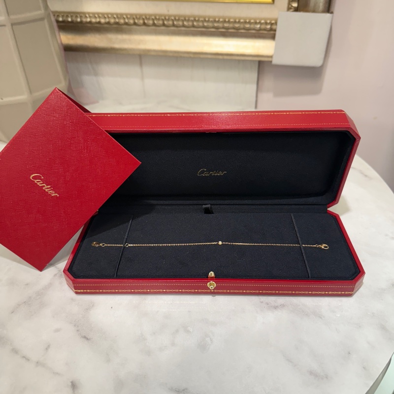 🌟今年7月保卡🌟Cartier 750 18K金D Amour mini鑽石手鏈B6045617-1