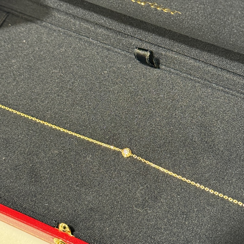 🌟今年7月保卡🌟Cartier 750 18K金D Amour mini鑽石手鏈B6045617-2