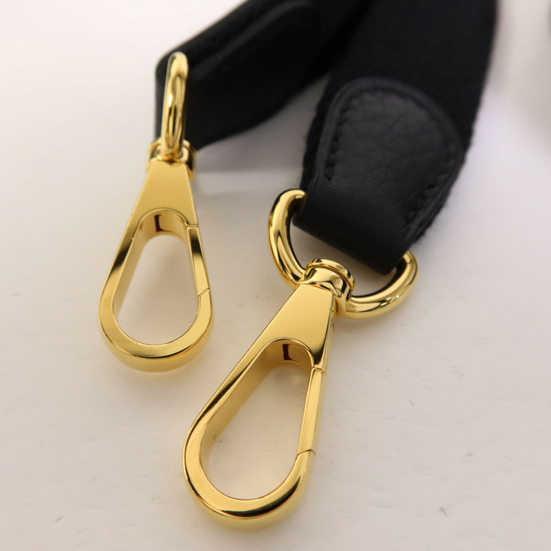 HERMES Clemence皮革Evelyne TPM金扣肩背袋Noir-9