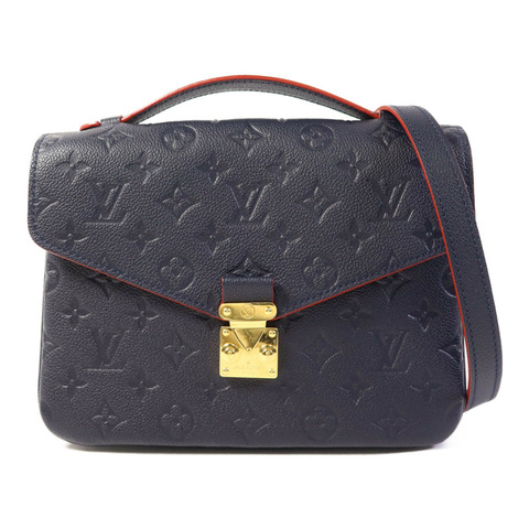 LOUIS VUITTON Monogram Empreinte Pochette Metis金扣手挽肩背兩用袋