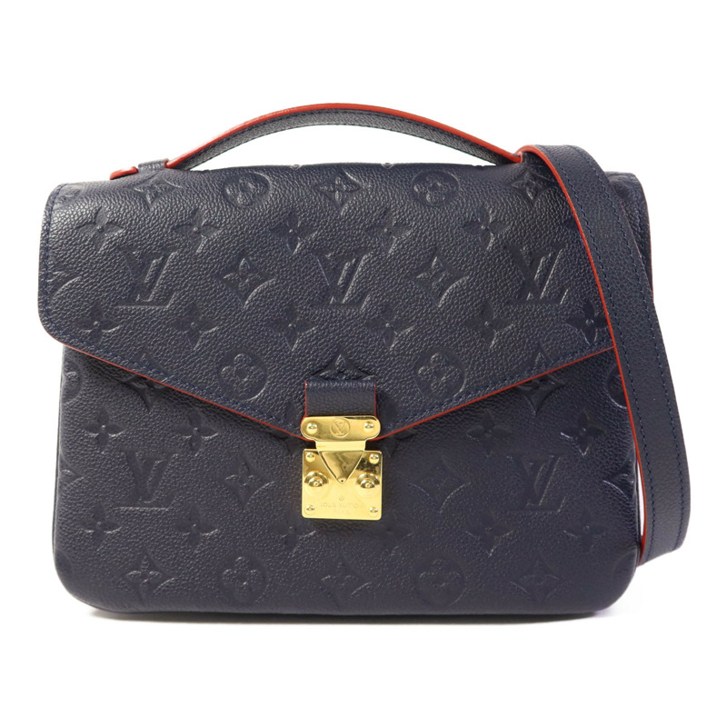 LOUIS VUITTON Monogram Empreinte Pochette Metis金扣手挽肩背兩用袋-0