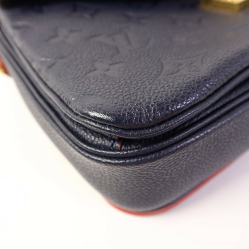 LOUIS VUITTON Monogram Empreinte Pochette Metis金扣手挽肩背兩用袋-12