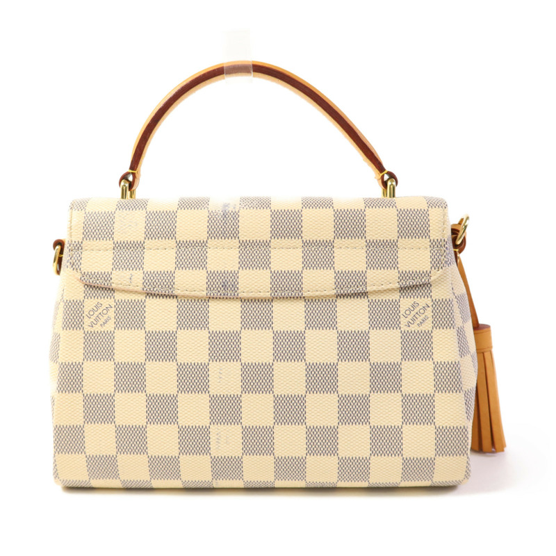 LOUIS VUITTON Damier Azur Croisette金扣手挽肩背兩用袋-1