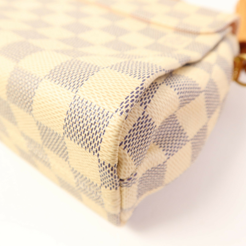 LOUIS VUITTON Damier Azur Croisette金扣手挽肩背兩用袋-14