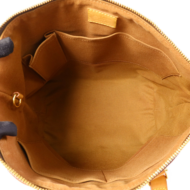 LOUIS VUITTON Monogram Palermo PM金扣手挽肩背兩用袋棕色-5