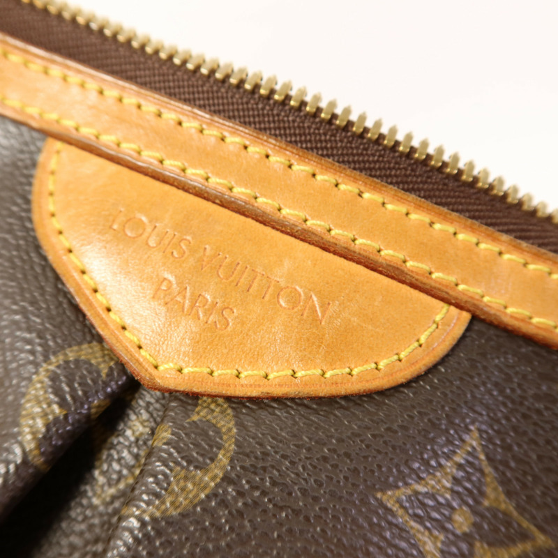 LOUIS VUITTON Monogram Palermo PM金扣手挽肩背兩用袋棕色-17