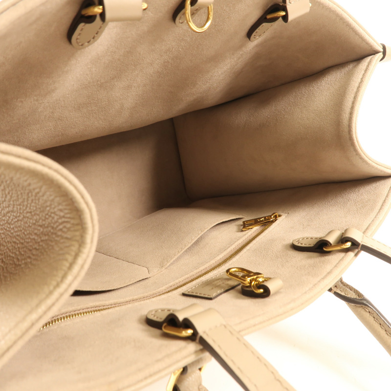 LOUIS VUITTON Monogram Empreinte OnTheGo MM金扣手挽肩背兩用袋-11