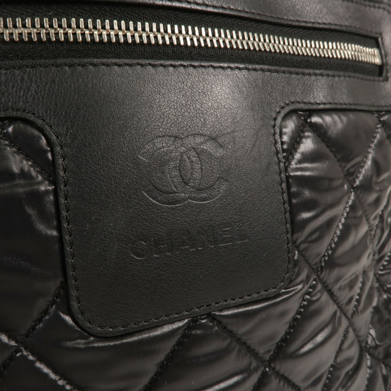 CHANEL 尼龍Coco Cocoon Backpack銀扣背包-4