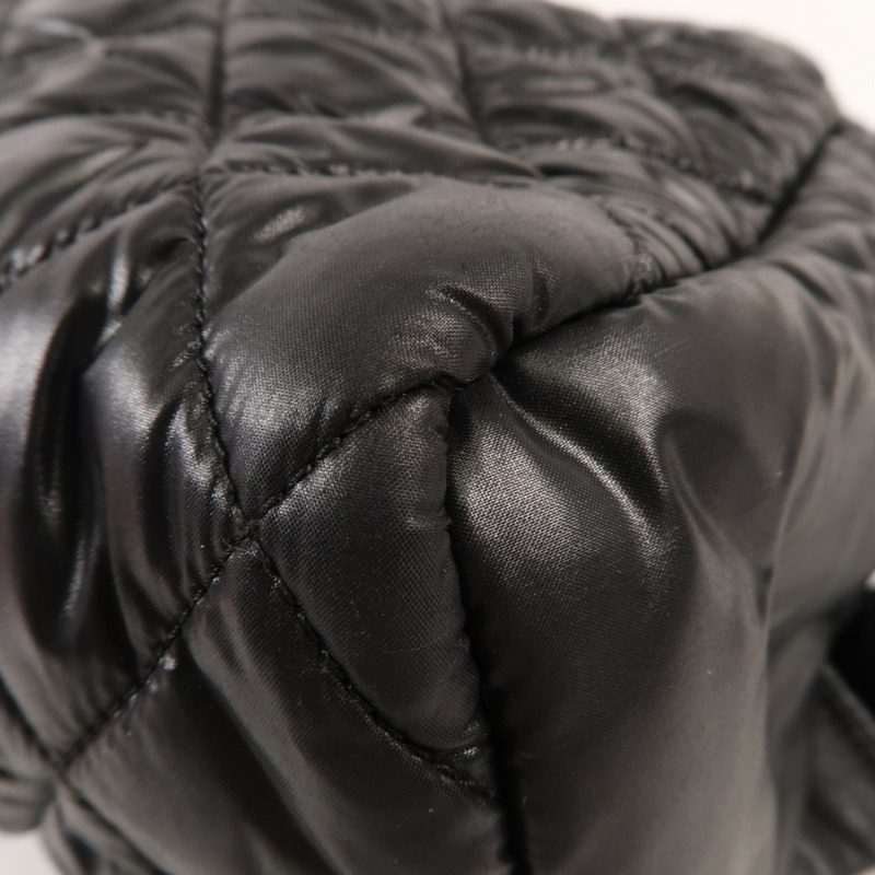 CHANEL 尼龍Coco Cocoon Backpack銀扣背包-6