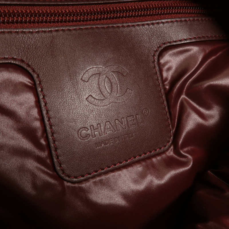 CHANEL 尼龍Coco Cocoon Backpack銀扣背包-9