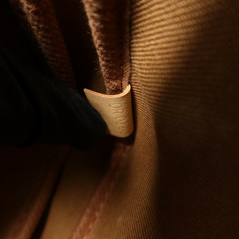 LOUIS VUITTON Monogram Multi Pochette Accessoires金扣手挽肩背兩用袋棕色-10