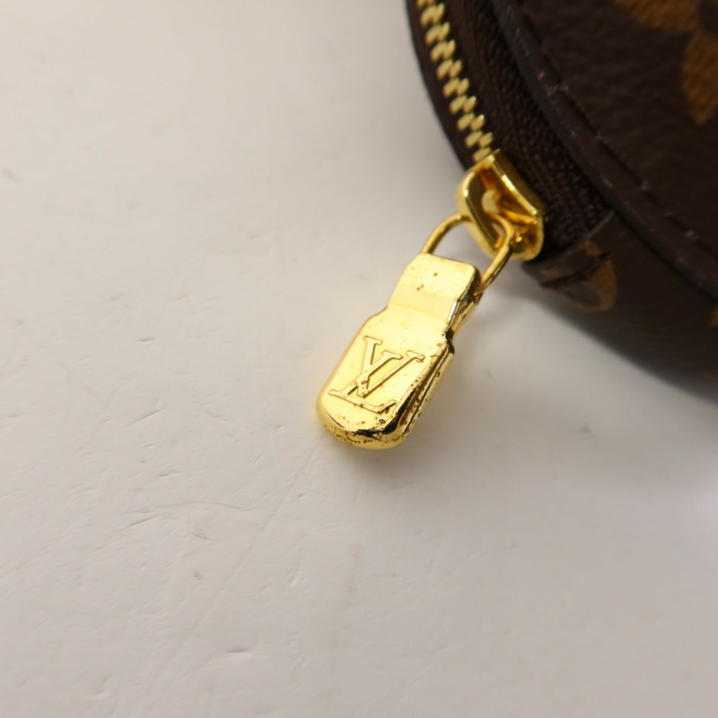 LOUIS VUITTON Monogram Multi Pochette Accessoires金扣手挽肩背兩用袋棕色-16