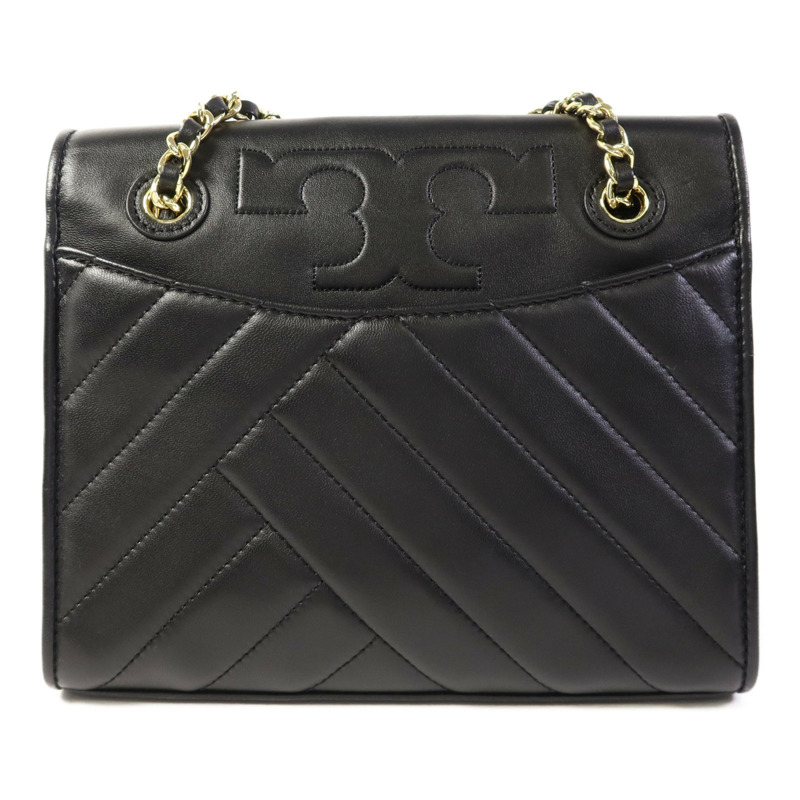 Tory Burch 羊皮皮革Chain Shoulder Bag金扣鏈帶肩背袋-1