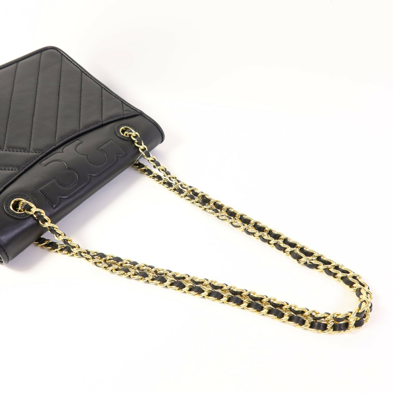 Tory Burch 羊皮皮革Chain Shoulder Bag金扣鏈帶肩背袋-4