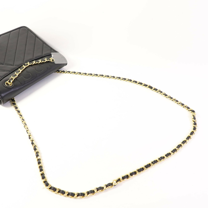 Tory Burch 羊皮皮革Chain Shoulder Bag金扣鏈帶肩背袋-5